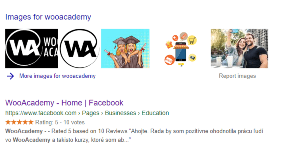 google features snippet image