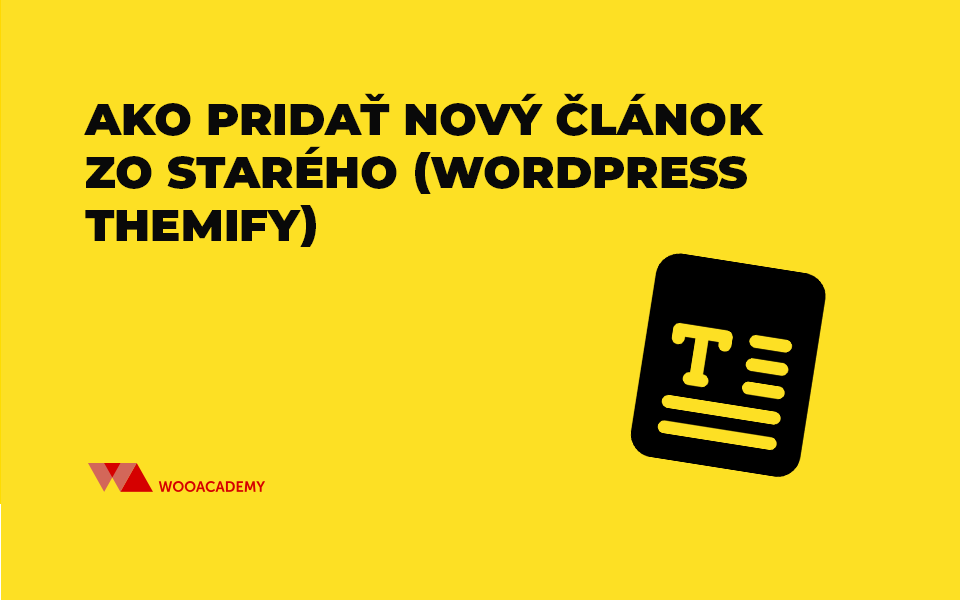 ako pridať článok wordpress themify